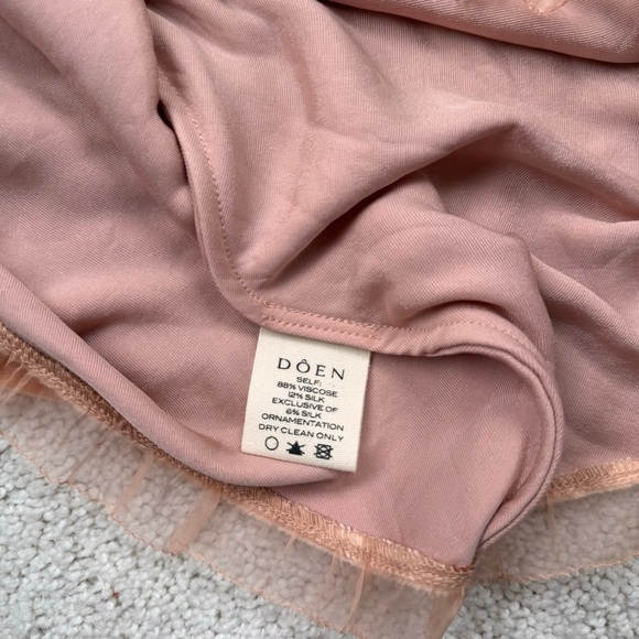 NWOT Doen Calsi Dress XS rose blush new arrival winter collection 2023 - Picture 6 of 7